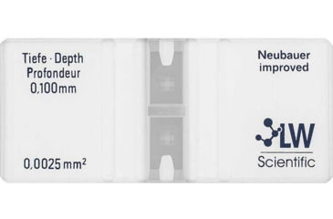 Image of LW Scientific Hemacytometer - Neubauer Counting Chamber, CTL-HEMM-GLDR