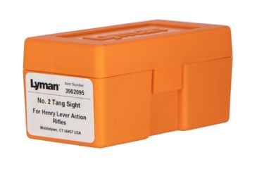 Image of Lyman 3902095 Tang Sight Henry Lever Black Steel