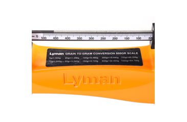 Image of Lyman 7752225 Brass Smith 500 Reloading Scale Aluminum Orange