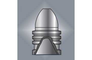 Image of Lyman Black Powder Bullet Mould: 58 Caliber Blue-Gray Target Hollow Base - #578675 2654675