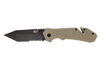 Image of M&amp;P Dual Knife and Tool Spring Assisted Folding Knife, 3.5in, 8Cr13MoV Steel Blade, 5in, Rubberized Aluminum Handle, 1100078