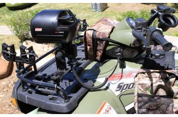 Image of Coleman Mad Dog ATV Premier Double Upright Claw Grip W/ E-Z-Mount System Base, Black 2000012651
