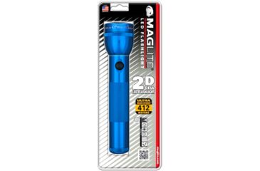 Image of Mag Instrument MagLite 2D Cell Flashlight, Display Box, Blue S2D115