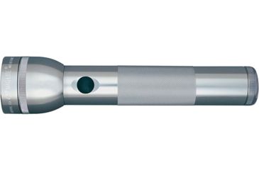 Image of MagLite 2 D-Cell Heavy Duty Flashlight, Display Box, Gray Pewter, S2D095