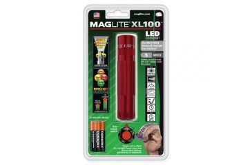 Image of Mag Instrument Maglite XL 100 3-Cell AAA LED Flashlight, Silver, Blister Pack S3106