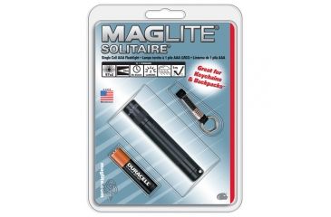 Image of MagLite Solitaire AAA 1-Cell Incandescent Flashlight, Purple, Pres. Box, K3A986