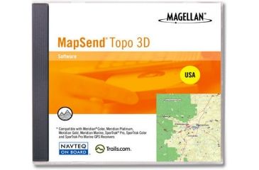 Image of Magellan (Thales) 980611-09 GPS Software - 3D Topo MapSend for USA - 98061109