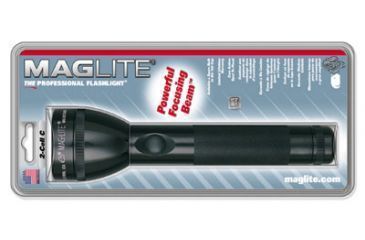 Image of Mag Instrument MagLite ML 100 3C-Cell Black LED Flashlight S3DX6 - Blister Pack