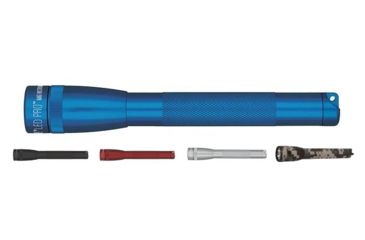 Image of MagLite Mini Mag Pro LED Flashlight w/ 226 Lumens, Blue, Gray, Red, Silver, Universal Camo