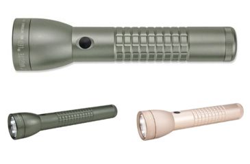 Image of Maglite Ml300lx Led Flashlight, Black, Coyote Tan, Crimson Red, Foliage Green, Urban Gray