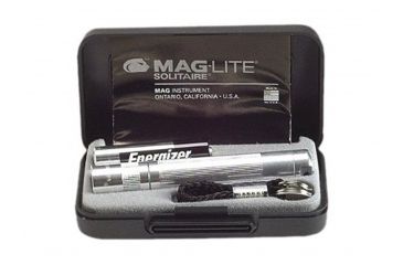 Image of MagLite Solitaire AAA 1-Cell Incandescent Flashlight, Silver, Pres. Box, K3A102