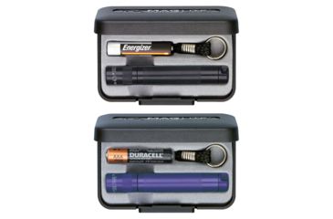 Image of Maglite Solitaire Single AAA Flashlight, Black, Purple