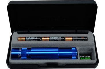 Image of MagLite XL 100 3-Cell AAA Blue LED Flashlight S3117 - Display Box