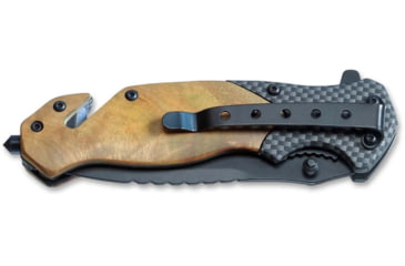Image of Boker Blomkvist Folding Knife, 3.35in, 440A, Stainless Steel, Wood Multi Handle, 01MB735