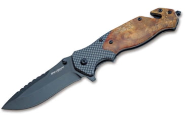 Image of Boker Blomkvist Folding Knife, 3.35in, 440A, Stainless Steel, Wood Multi Handle, 01MB735