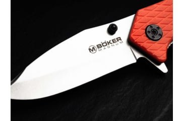 Image of Boker SAR Tec Folder Assisted Opening Folding Knife, 3.31in, 7Cr17MoV, G10 Orange Handle, 01SC087