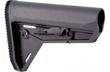 Image of Magpul Industries MOE Slim Line Carbine Stock, Fits AR-15/M4, Mil-Spec, Grey MPIMAG347-GRY