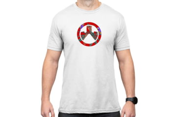 Image of Magpul Industries Aloha Icon White Cotton T-Shirt - Men's, White, Small, MAG1286-100-S