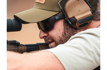 Image of Magpul Industries Apex Eyewear Anti-Reflective Lens Sunglasses, Black Frame, Anti-Reflective, Gray Lens, Polarized, MAG113010011100