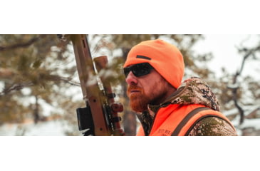 Image of Magpul Industries Ascent Shooting Glasses, Black Frame, Gray Lens, MAG1132-0-001-1100