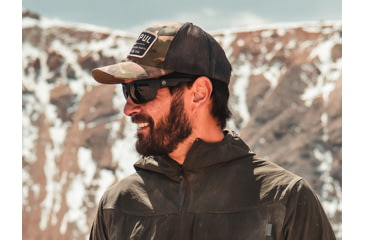 Image of Magpul Industries Ascent Shooting Glasses, Black Frame, Gray Lens, MAG1132-0-001-1100
