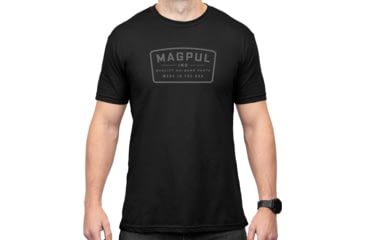 Image of Magpul Industries Go Bang Parts Graphic T-Shirts - Mens, Black Cotton/Polyester Short Sleeve, Medium, MAG1526-001-M