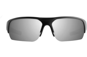 Image of Magpul Industries Helix Eyewear Shooting Glasses, Black Frame, Gray/Silver Mirror Lens, Polarized, MAG1097-1-001-1110