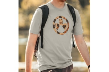 Image of Magpul Industries Raider Camo Icon Short Sleeve T-Shirts - Men's, Silver, Large, MAG1138-040-L