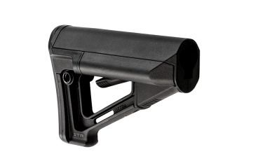 Image of Magpul Industries STR Rifle Stock w/Storage, Fits AR-15/M4, Mil-Spec, Black MPIMAG470BLK