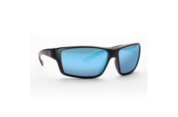 Image of Magpul Industries Summit Sunglasses w/Polycarbonate Lens, Matte Black Frame, Bronze Lens w/ Blue Lens Mirror 250-028-022