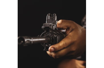 Image of Magpul MBUS Front Flip-Up Back Up Sight Gen 2, Black MAG247BLK