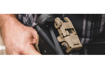 Image of Magpul MBUS Rear Flip-Up Back Up Sight Gen 2, Flat Dark Earth MAG248FDE