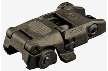 Image of Magpul MBUS Rear Flip-Up Back Up Sight Gen 2, OD Green MAG248OD
