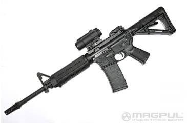 Image of Magpul Industries MAG418/419/440 MOE AR-15 Handguard, Carbine Length, 7.12 inch, Black, MAG440BLK