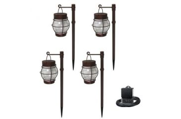 Image of Malibu LED Low Voltage Cast Aluminum Pathway Light Kit 83 Lumens 4 pk,Bronze 8406-2951-04