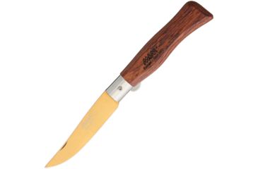Image of MAM Anniversary Linerlock BronzeTi Folding Knife,3.5in,Stainless Steel,Standard Edge,Brown,Wood Handle MAM2009