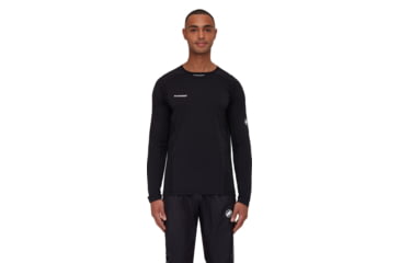Image of Mammut Aenergy FL Longsleeve - Mens, Black, Large, 1016-01370-0001-115