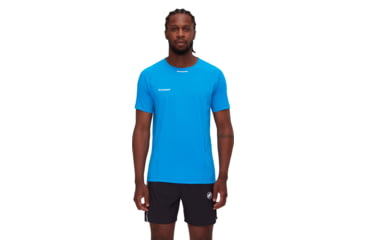 Image of Mammut Aenergy FL T-Shirt - Mens, Glacier Blue, S, 1017-05000-50589-113