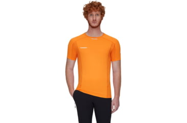 Image of Mammut Aenergy FL T-Shirt - Mens, Tangerine/Dark Tangerine, Large, 1017-05000-2261-115