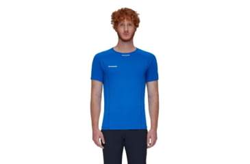 Image of Mammut Aenergy FL T-Shirts - Mens, Azurit, Small, 1017-05000-50381-113