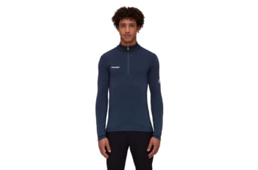 Image of Mammut Aenergy ML Half Zip Pull Top - Mens, Marine, M, 1016-01100-5118-114