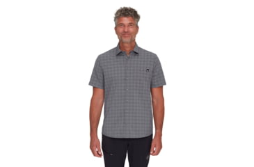 Image of Mammut Lenni Shirt - Mens, Steel-Black, M, 1015-01471-00722-114