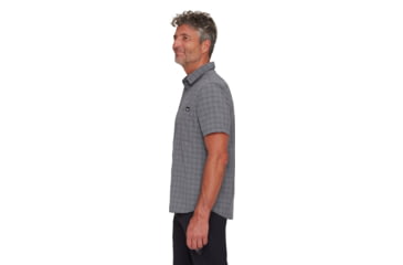 Image of Mammut Lenni Shirt - Mens, Steel-Black, M, 1015-01471-00722-114