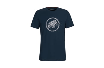 Image of Mammut Logo T-Shirt - Men's, Marine, Extra Small, 1017-07295-5118-112