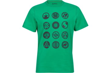 Image of Mammut Massone T-Shirt - Mens, Light Emerald, Small, 1017-00951-40111-113