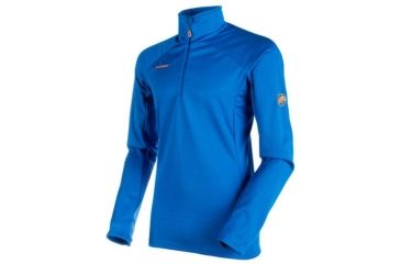 Image of Mammut Moench Advanced Half Zip Longsleeve Shirt, Ice, Large, 1041-09890-5072-115