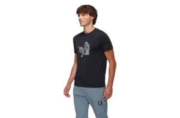 Image of Mammut Mountain T-Shirt 4208m - Mens, Black, L, 1017-06500-0001-115