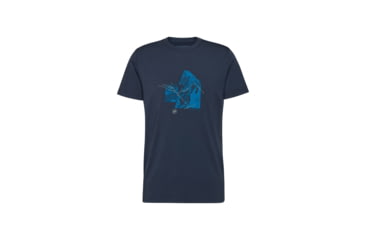 Image of Mammut Mountain T-Shirt 4208m - Mens, Marine, L, 1017-06500-5118-115