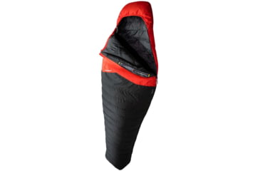 Image of Mammut Nordic Down 3-Season Sleeping Bag, 23 F, Graphite Fire, 180 cm, 2410-02410-0128-180-2