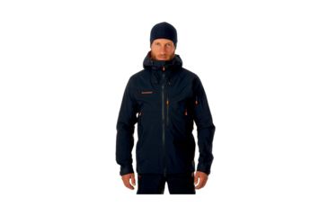 Image of Mammut Nordwand Pro Hard Shell Hooded Jacket - Men's, Night, XXL, 1010-13950-0001-117